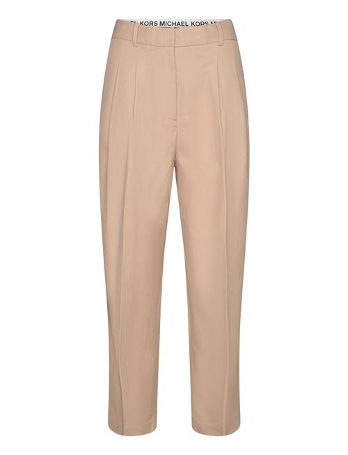 Se Michael Kors Pleated Ankle Pant Michael Kors Beige ved Booztlet