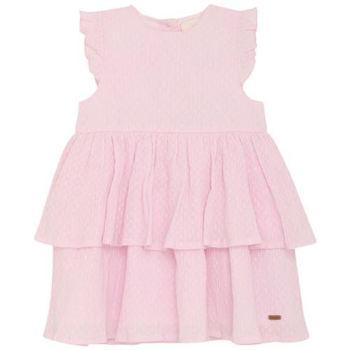 Se Minymo GOTS Kjole Lyserød 74 cm  Lyserød  74 cm  kvinde ved Babyshop