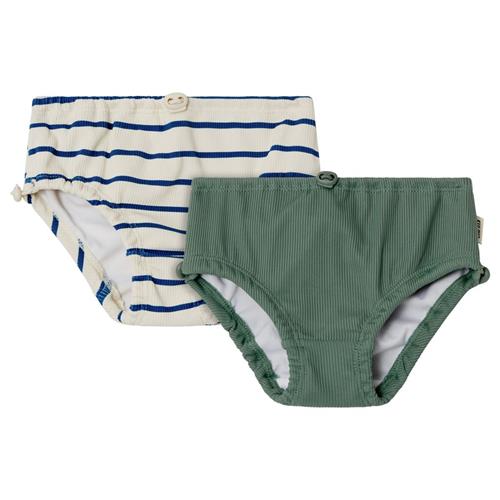 Se Kuling 2-pak Kos Svømmebler Blue Stripe/Bay Green | Grønn | 74/80 cm ved Babyshop