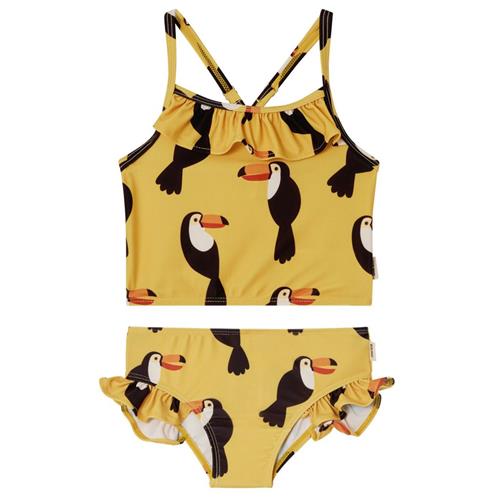 Kuling Fiji Mønstret Tankini Med Tukaner Harvest Yellow | Gul | 98/104 cm