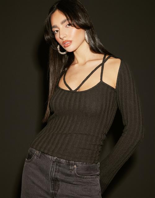 Nelly - Sort - Structure Strap Top