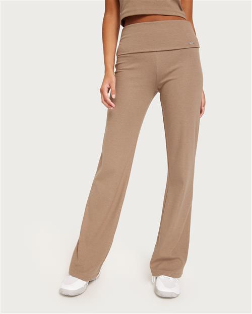 Aim'n - Beige - Ease Ribbed Pants