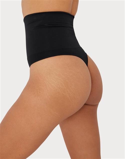 Bye Bra - Sort - Seamless High Waist Thong