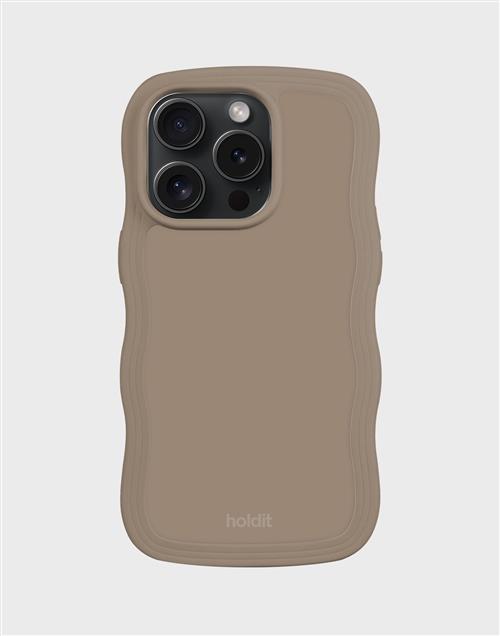 Holdit - Brun - Wavy Case iPhone 15 Pro