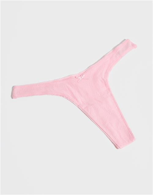 Juicy Couture - Pink - Ryker Pointelle Thong