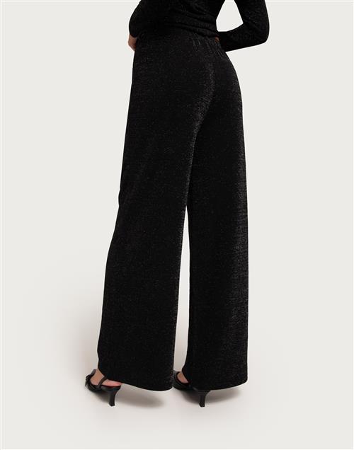 Selected Femme - Sort - Slfruetinni Hw Relaxed Pants