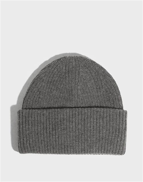 Selected Femme - Grå - Slfmary Knit Beanie