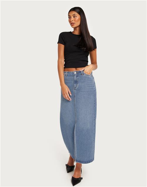 Vero Moda - Blå - Vmtaylor Lr Long Skirt