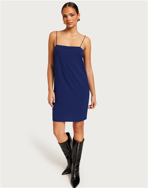 JDY - Blå - Jdygeggo S/L Strap Dress Jrs Atk