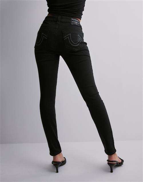 Se True Religion - Sort - Jennie Mid Rise Curvy Skinny ved Nelly