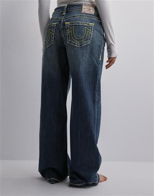 Se True Religion - Blå - Bobbi Low Slung Baggy Sup T ved Nelly