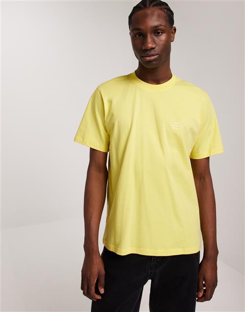 Mads Nørgaard Cotton Jersey Frode Logo Tee Kortærmede t-shirts Lemon