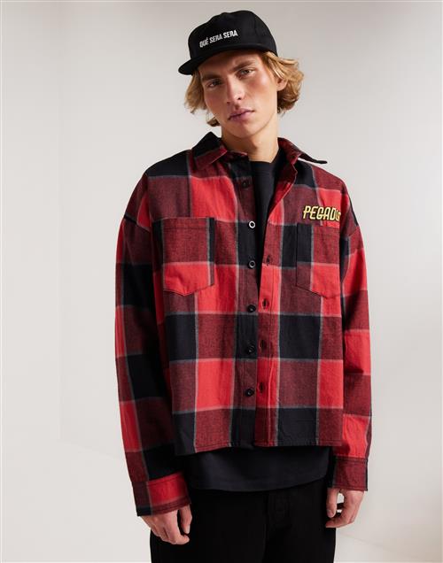 Pegador Eastfield Flannel Shirt Overshirts Red