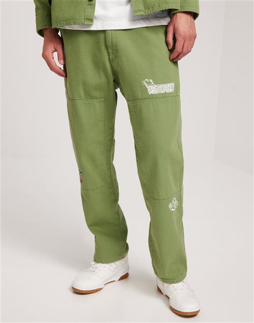 Pas De Mer Officina Pants Slacks Army Green