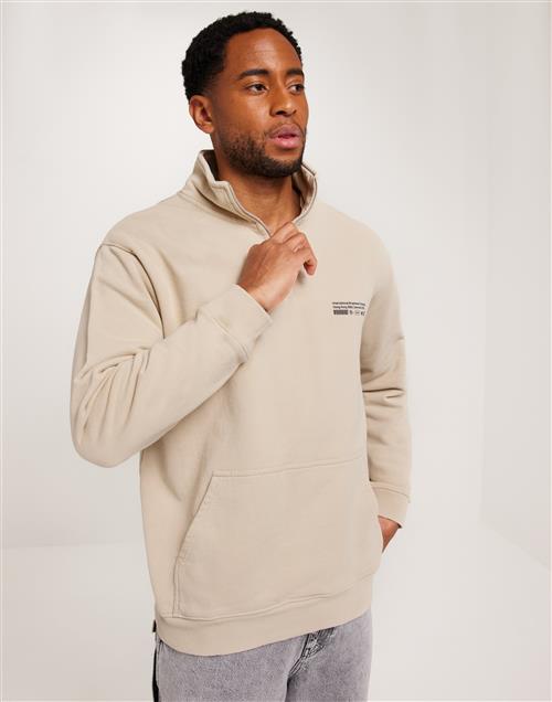 Woodbird WBLass Tech Half-Zip Half zip Beige