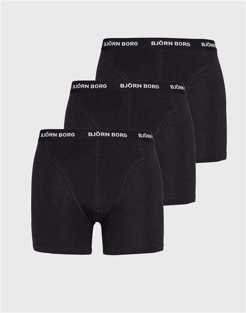 Björn Borg 3p Shorts Noos Solids Multipack underbukser Sort