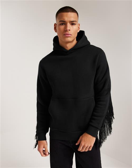 J Lindeberg Prospector Fringed Hoodie Hoodies Black