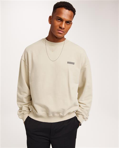 Woodbird WBCope HKDK Crew Sweatshirts Light Sand