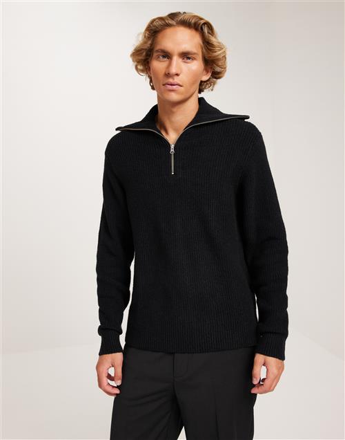 Samsøe Samsøe Alts half zip 13068 Striktrøjer Black