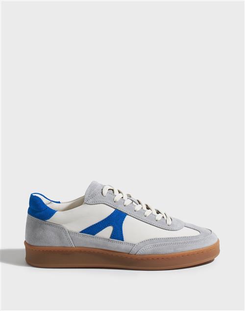 GARMENT PROJECT Liga - Off White / Blue Leather Mix Lave sneakers Blå