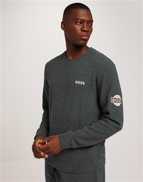 BOSS Structure Sweatshirt 10251673 01 Sweatshirts Grå