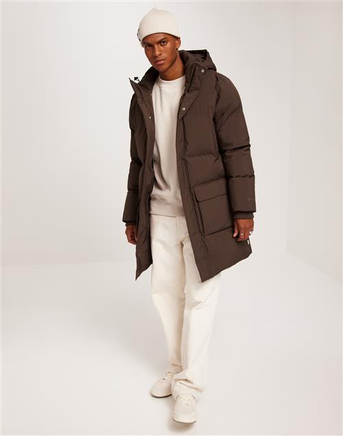 Les Deux Madden Ripstop Puffer Parka Coat Puffer jackets Brown