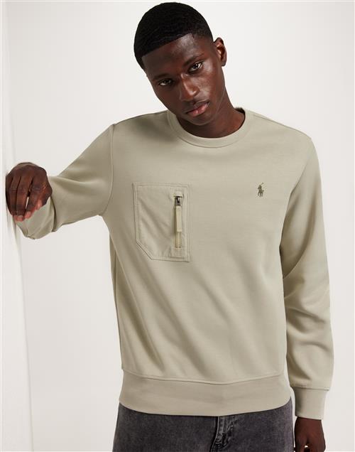 Se Polo Ralph Lauren LSCNM15-Long Sleeve-Sweatshirt Sweatshirts Beige/Khaki ved NLY Man