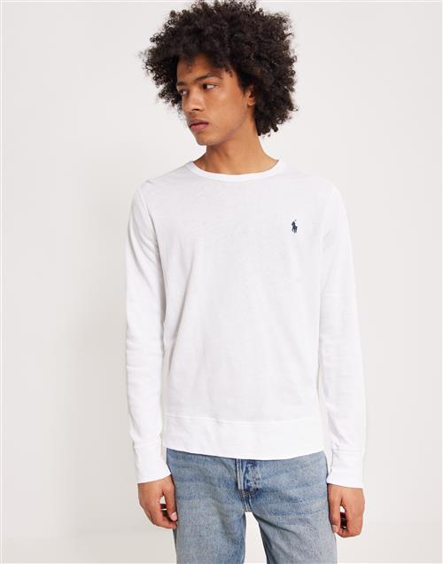 Se Polo Ralph Lauren Long Sleeve-Sweatshirt Langærmede t-shirts White ved NLY Man