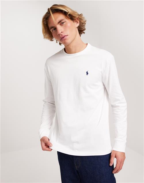 Se Polo Ralph Lauren LSCNCLSM5-Long Sleeve-T-Shirt Langærmede t-shirts White ved NLY Man