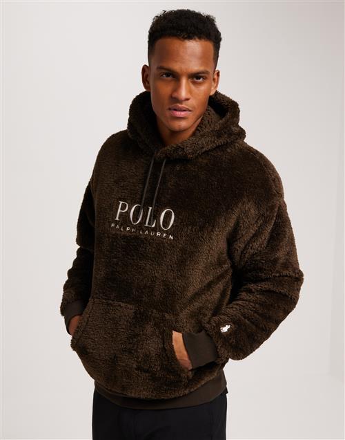 Polo Ralph Lauren LSPOHOODM1-Long Sleeve-Sweatshirt Hoodies Dark Brown