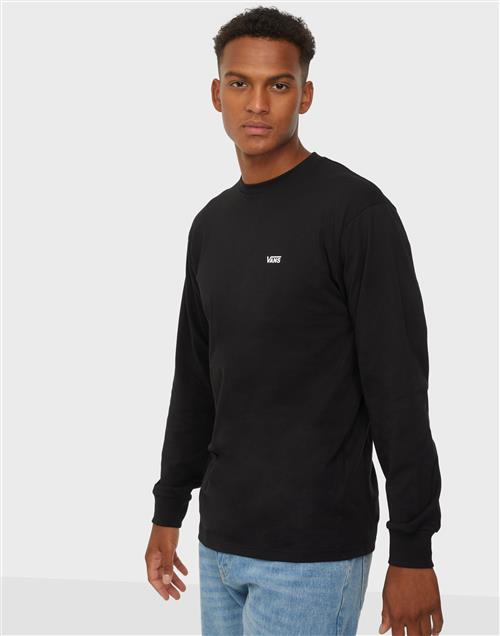 VANS Left Chest Hit Ls Langærmede t-shirts Black/White