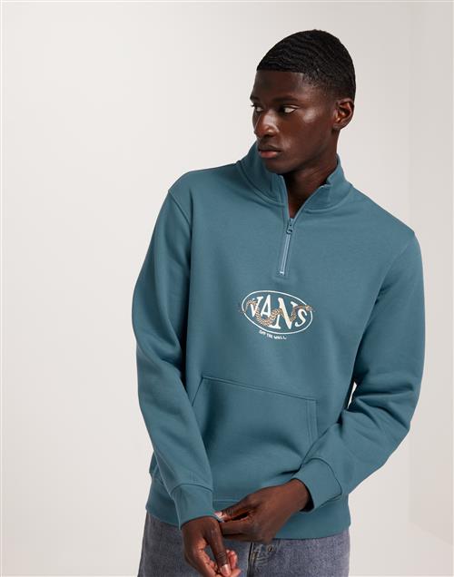 VANS Slither Q Zip Sweatshirts Bluestone