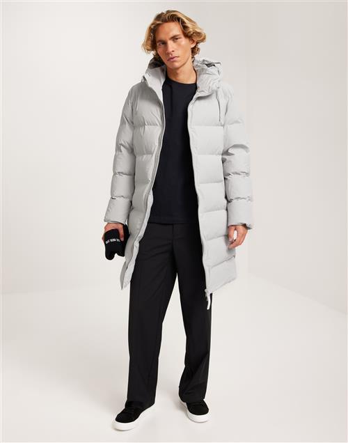 Se Rains Alta Long Puffer Jacket W3T4 Dunjakker Ash ved NLY Man