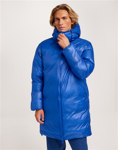 Rains Kevo Long Puffer Jacket W4T4 Dunjakker Blå