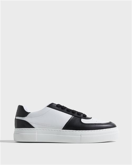 Selected Homme Slhharald Leather Sneaker Lave sneakers Black