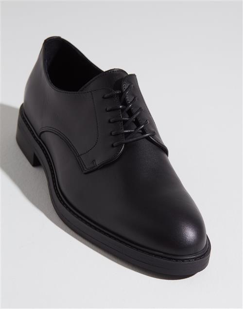 Selected Homme Slhblake Leather Derby Shoe Noos O Fine sko Sort