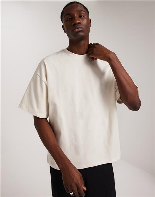 Selected Homme Slhboxy-Cfw 220 Tee Ex Oversized t-shirts Whisper White