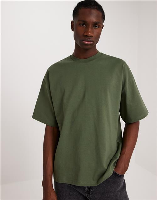 Selected Homme Slhboxy-Cfw 220 Tee Ex Oversized t-shirts Four Leaf Clover