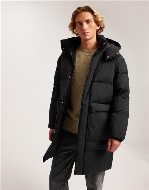 Jack & Jones Jprblajefferson Long Puffer Dunjakker Black