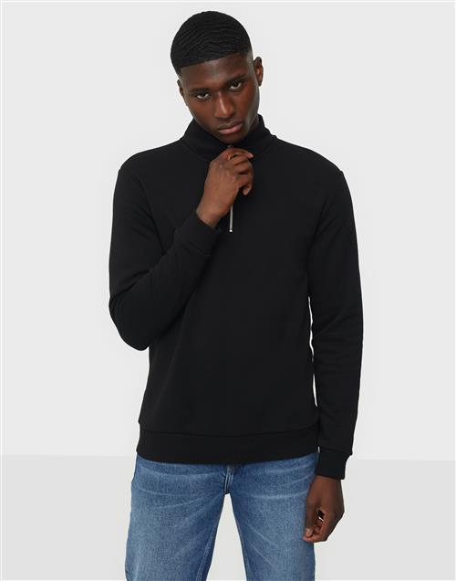 Only & Sons Onsceres Half Zip Sweat Trøjer med lynlås Sort