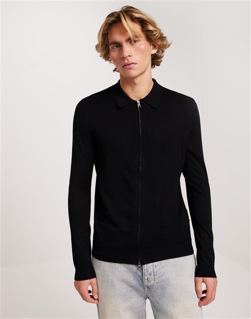 Only & Sons Onswyler Life Reg 14 Full Zip Shirt Trøjer med lynlås Black