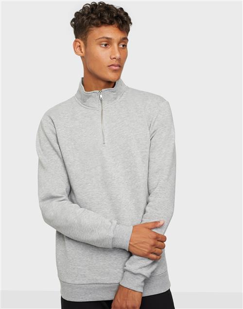 Only & Sons Onsceres Half Zip Sweat Trøjer med lynlås Grå