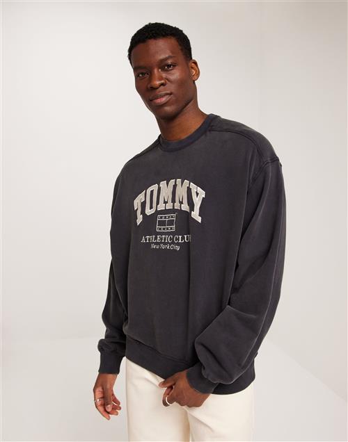 Tommy Jeans Tjm Boxy Gmd Crew Sweatshirts Black