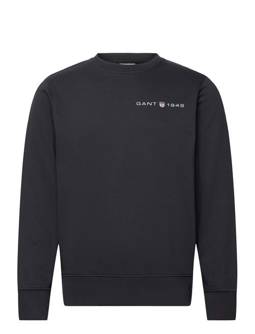 Printed Graphic C-Neck Sweat GANT Black