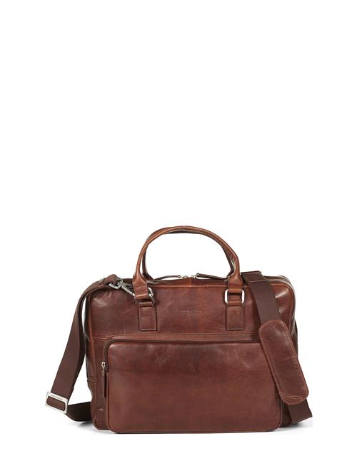 Se Howard London Laptop Bag Leopold Howard London Brown ved Booztlet