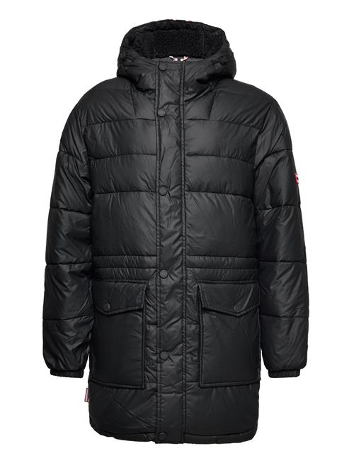 Hunter Mens Intrepid Long Puffer Hunter Black