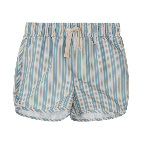 Se Buddy & Hope Viktor Badebukser Emil Stripe | Blå | 110/116 cm ved Babyshop