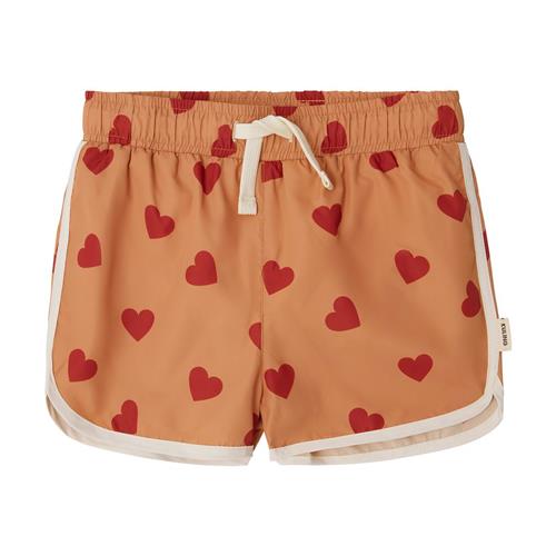 Kuling Lisbon Hjertemønstrete Badebukser Terracotta 134/140 cm  Orange.  134/140 cm  Unisex