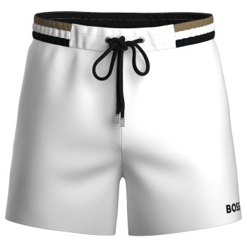 BOSS Badebukser Atoll Swim Shorts Hvid polyester Small Herre