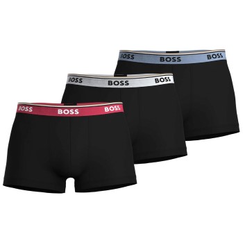 BOSS 3P Power Trunks Sort bomuld Medium Herre